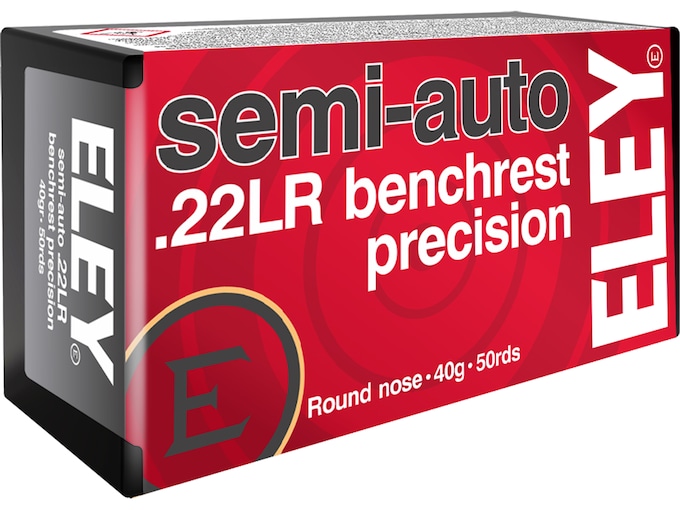 Eley Semi-Auto Benchrest Precision 22LR Ammo 40 Grain Round Nose – Best Price