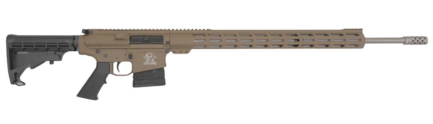 Great Lakes GLFA AR-10 .243 Win 24″ SS Threaded 5rd FDE